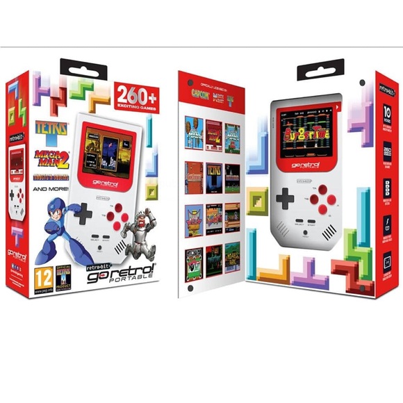 Retro-Bit Other - Retro-Bit Go Retro Portable V1.3 Game Player [ 250+ Classic Games Tetris